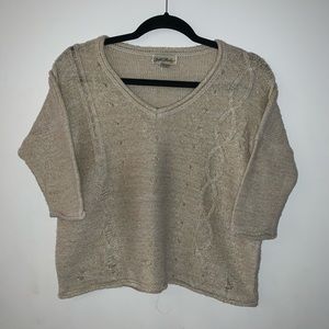 Cute Cream Short Sleeved Shirt